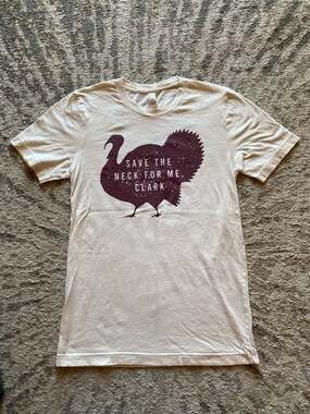 Bella+Canvas Save The Neck For Me Clark Thanksgiving T-Shirt